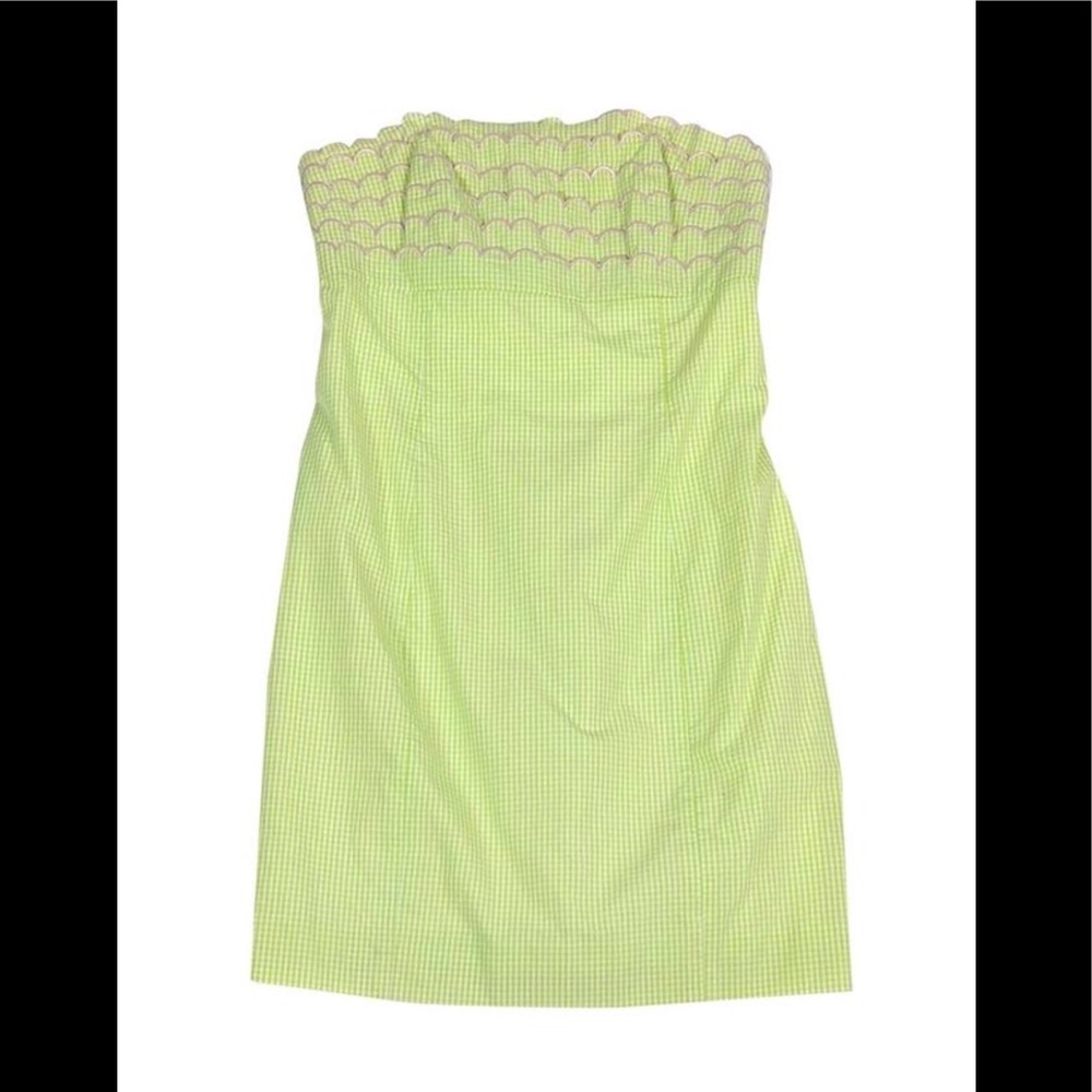 Lilly Pulitzer green scallop top dress